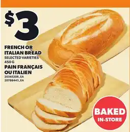 Independent City Market FRENCH OR ITALIAN BREAD offer