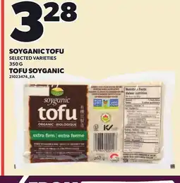 Independent City Market SOYGANIC TOFU offer