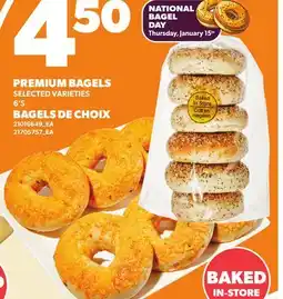 Independent City Market PREMIUM BAGELS, 6'S offer