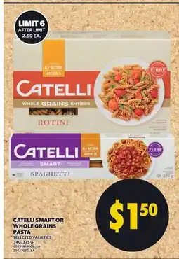 Independent City Market CATELLI SMART OR WHOLE GRAINS GRAINS PASTA, 340/375 G offer
