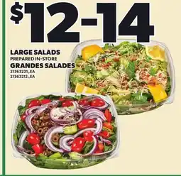 Independent City Market LARGE SALADS offer