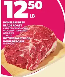 Independent City Market BONELESS BEEF BLADE ROAST offer