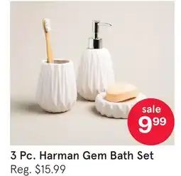 Kitchen Stuff Plus 3 Pc. Harman Gem Bath Set offer
