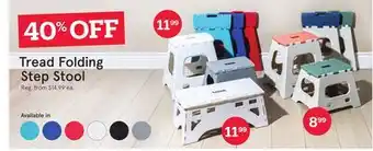 Kitchen Stuff Plus Tread Folding Step Stool offer