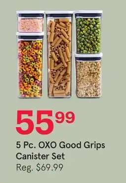 Kitchen Stuff Plus 5 Pc. OXO Good Grips Canister Set offer