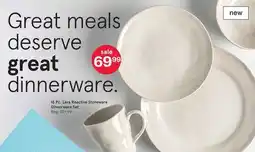 Kitchen Stuff Plus 16 Pc. Lera Reactive Stoneware Dinnerware Set offer