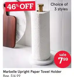 Kitchen Stuff Plus Marbelle Upright Paper Towel Holder offer