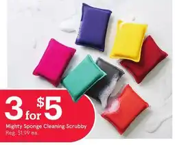 Kitchen Stuff Plus Mighty Sponge Cleaning Scrubby offer