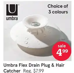 Kitchen Stuff Plus Umbra Flex Drain Plug & Hair Catcher offer