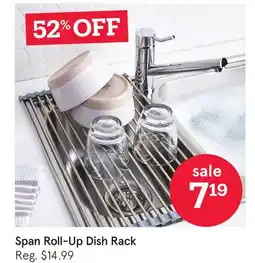 Kitchen Stuff Plus Span Roll-Up Dish Rack offer