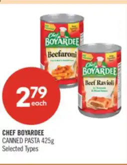 Shoppers Drug Mart CHEF BOYARDEE CANNED PASTA offer