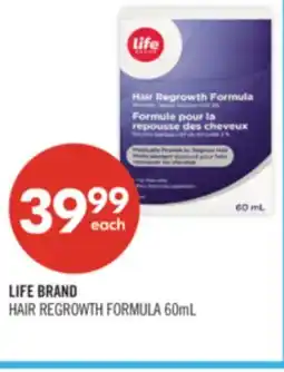Shoppers Drug Mart LIFE BRAND HAIR REGROWTH FORMULA offer