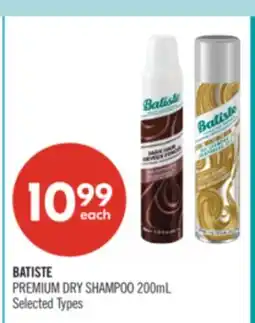 Shoppers Drug Mart BATISTE PREMIUM DRY SHAMPOO offer