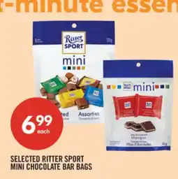 Shoppers Drug Mart SELECTED RITTER SPORT MINI CHOCOLATE BAR BAGS offer