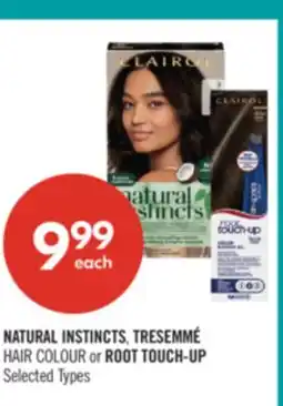 Shoppers Drug Mart NATURAL INSTINCTS, TRESEMMÉ HAIR COLOUR or ROOT TOUCH-UP offer