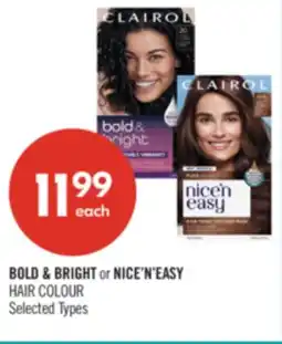 Shoppers Drug Mart BOLD & BRIGHT or NICE'N'EASY HAIR COLOUR offer