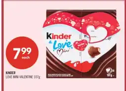 Shoppers Drug Mart KINDER LOVE MINI VALENTINE offer