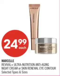Shoppers Drug Mart MARCELLE REVIVAL+ ULTRA-NUTRITION ANTI-AGING NIGHT CREAM or SKIN RENEWAL EYE CONTOUR offer