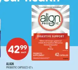 Shoppers Drug Mart ALIGN PROBIOTIC CAPSULES offer