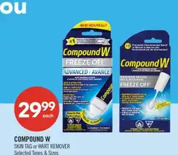 Shoppers Drug Mart COMPOUND W SKIN TAG or WART REMOVER offer
