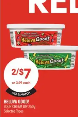 Shoppers Drug Mart HELUVA GOOD! SOUR CREAM DIP offer
