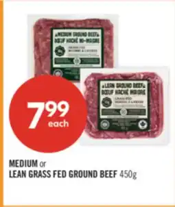 Shoppers Drug Mart MEDIUM or LEAN GRASS FED GROUND BEEF offer