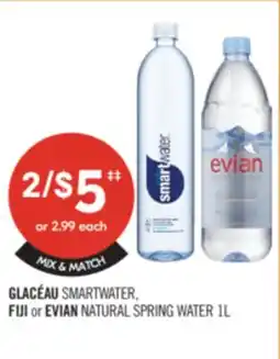 Shoppers Drug Mart GLACÉAU SMARTWATER, FUJI or EVIAN NATURAL SPRING WATER IL offer