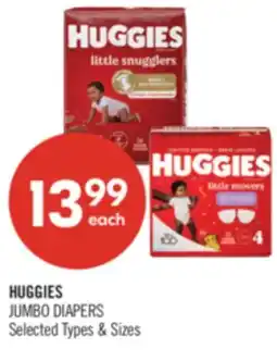 Shoppers Drug Mart HUGGIES JUMBO DIAPERS offer