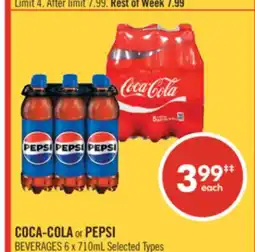 Shoppers Drug Mart COCA-COLA or PEPSI offer
