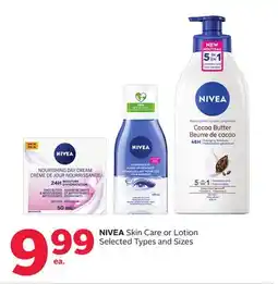 Rexall NIVEA Skin Care or Lotion offer