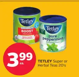 Rexall TETLEY Super or Herbal Teas offer
