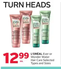 Rexall L' ORÉAL Ever or Wonder Water Hair Care offer