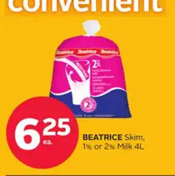 Rexall BEATRICE Skim, 1% or 2% Milk offer