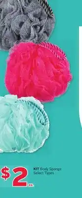 Rexall KIT Body Sponge offer