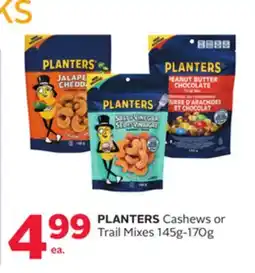 Rexall PLANTERS Cashews or Trail Mixes offer