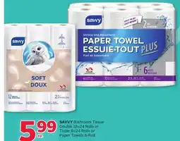 Rexall SAVVY Bathroom Tissue Double offer