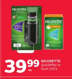 Rexall NICORETTE QuickMist or Gum offer