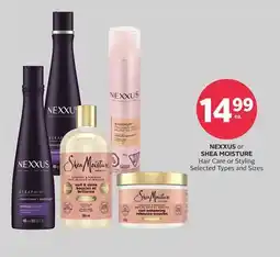 Rexall NEXXUS or SHEA MOISTURE Hair Care or Styling offer
