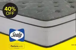 Leon's Sealy Posturepedic Correct Comfort 5 Medium Eurotop Queen Mattress offer