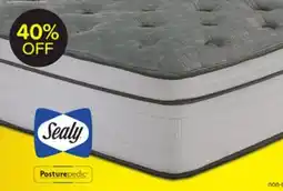 Leon's Sealy Posturepedic Correct Comfort 4 Firm Eurotop Queen Mattress offer