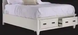 Leon's Charleston 3 - Piece Queen Storage Bed - Dove White offer