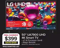 Leon's LG 50 4K Smart UHD TV - 50UA7900YUA.ACC offer