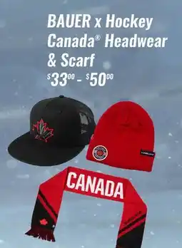 Hockey Life BAUER X HOCKEY CANADA HEADWEAR & SCARF offer