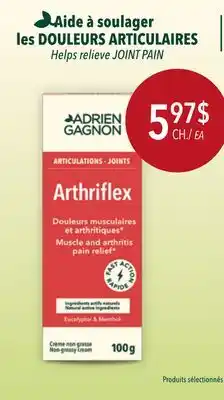 Accès pharma ADRIEN GAGNON Arthriflex offer
