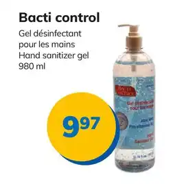 Accès pharma Bacti control Hand sanitizer gel offer