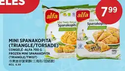 Kim Phat FROZEN MINI SPANAKOPITA (TRIANGLE/TWIST) offer