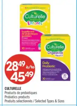 Pharmaprix CULTURELLE Probiotics products offer