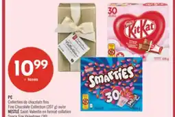 Pharmaprix PC Collection Fine Chocolate Collection (207 g) or NESTLÉ Snack Size Valentines (30) offer
