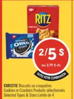 Pharmaprix CHRISTIE Cookies or Crackers offer