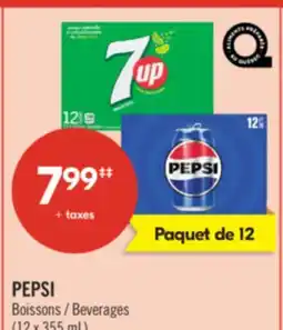Pharmaprix PEPSI Beverages offer